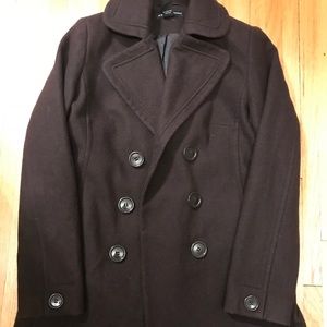 Beautiful brown pea coat!